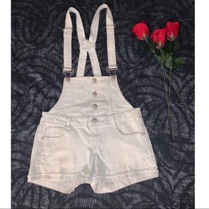 Light Blue Overalls - Shorts